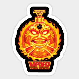 The Fire of Max Sticker